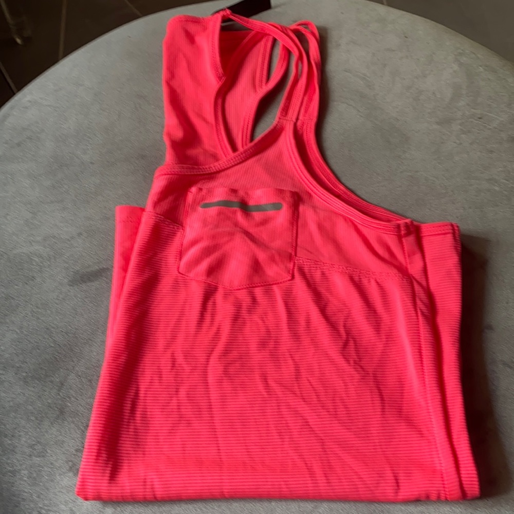 RBX Neon Pink Racerback Tank L EUC